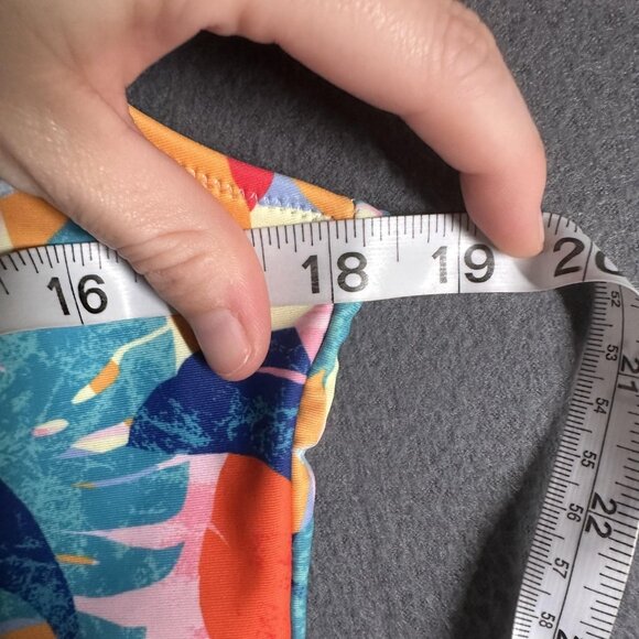 Old Navy Swimsuit Womens X-Large One Piece Leaf Print Tropical Bathing Suit - Picture 8 of 9